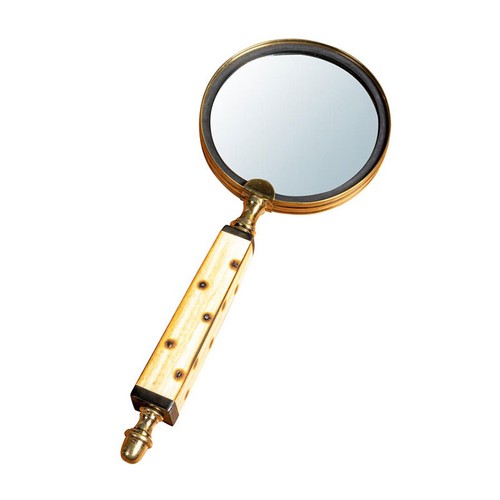 Loupe corne carrée - , 26x10cm