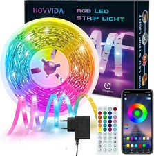HOVVIDA 10M LED Strip, 1 Roll, 30 LEDs/Metre, 24V RGB 300 10M, Rgb 