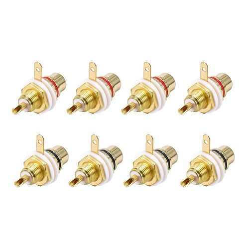 Rca femelle panneau châssis - rca,