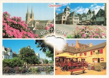 29 QUIMPER LA CATHEDRALE LA PLACE TERRE AU DUC LES QUAYS OMB