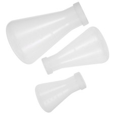 3pcs Plastique Erlenmeyer