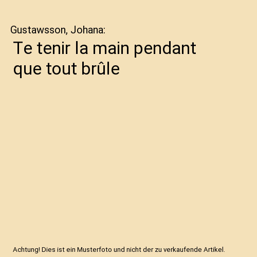 Tenir main pendant que - la,