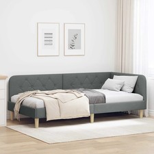 Cadre de lit d'angle tissu