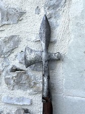 Medieval HALBERD HAST WEAPON HAMMER 17th century VERY RARE MODEL
