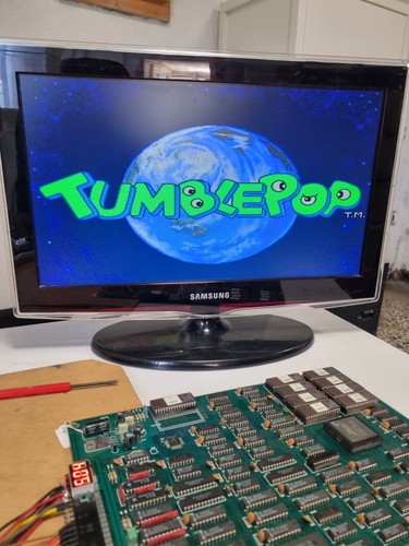 Bootleg pcb jamma tumblepop - bootleg,