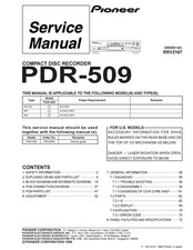 Manuel De Service Pour PIONEER