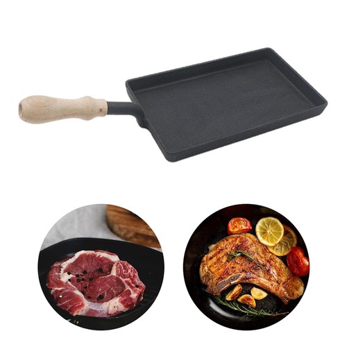 Poêle steak fonte pour - en,