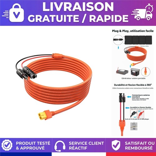 Câble extension solaire m - câble,
