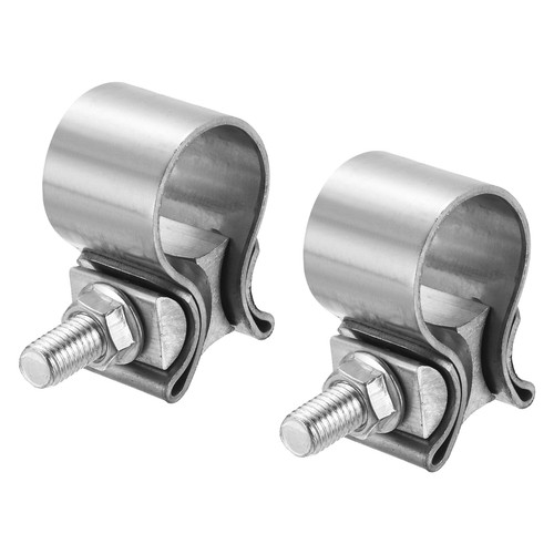 2pcs collier echappement acier - echappement,