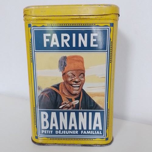 Boite banania métal - banania, farine