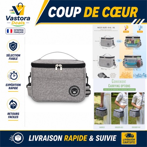 Sac isotherme repas - sac, 6.4l