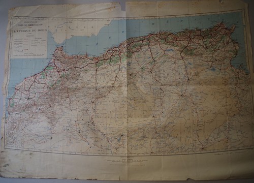 Carte afrique du nord - de,