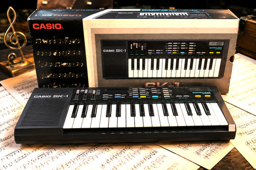 Vintage casio sampling - vintage, sk-1