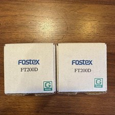 FOSTEX FT200D Dome Tweeter pair rare Very Good from JP