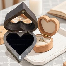 Boîte à bijoux en bois en