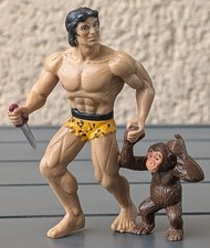 Figurine  Tarzan Et Cheeta