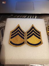 US Army Grade Lot STAFF SERGEANT Yellow And Blue Original 