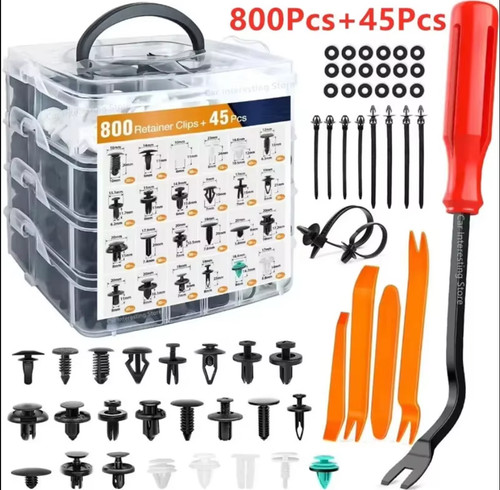 Kit 800 clips - 800, voiture