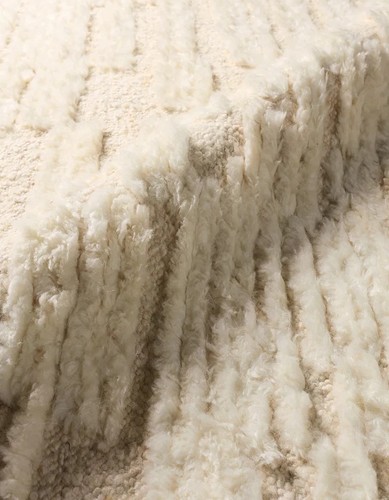 Tapis texturé ivoire - tapis,