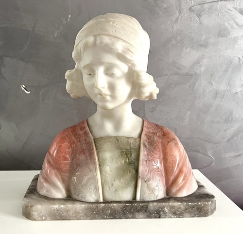 Ancien buste sculpture - buste, en