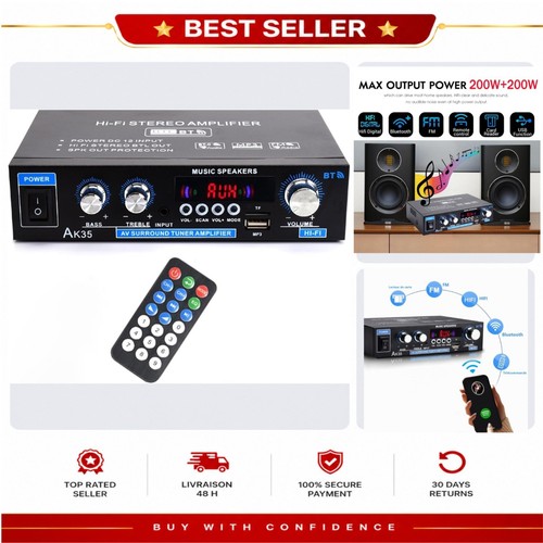 Amplificateur bluetooth - hi-fi,