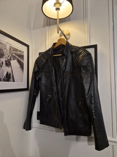 Veste blouson cuir - cuir, m