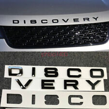 Glossy Black Front Letters Trunk Badge Emblem Sticker For DISCOVERY