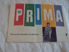 NSU PRIMA MOTOR SCOOTER SALE BROCHURE AD MOTORCYCLE GERMAN AUTOSCOOTER