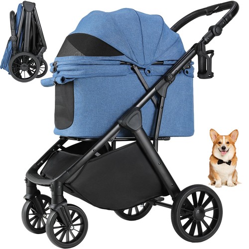 Foldable dog stroller for dogs - dog,