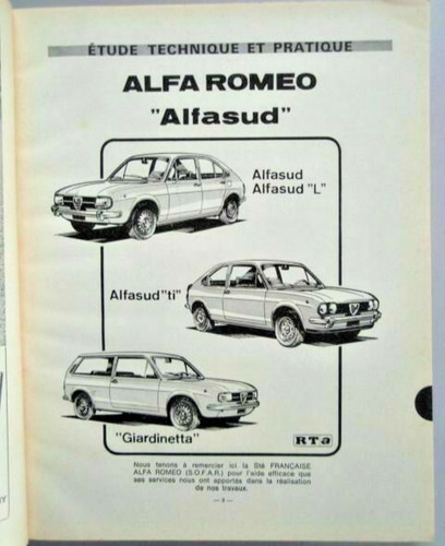 Revue technique alfa - alfa, romeo