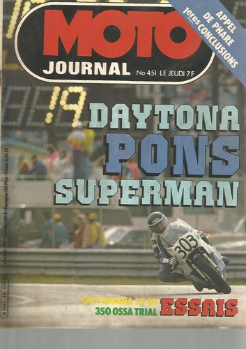 Moto journal 451 - 500, yam