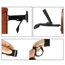 Ancrages de meubles réglables pour fixation murale pour éviter les accidents d