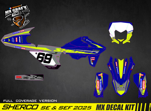 Kit déco moto pour mx - déco,