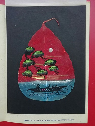Pipal leaf skeleton - skeleton, oil
