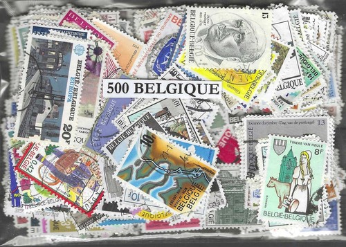 Belgique 500 timbres