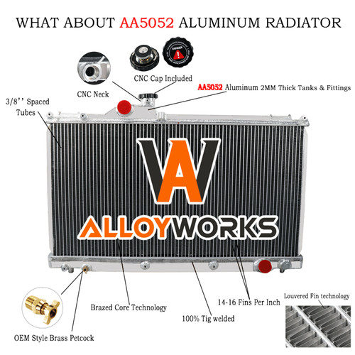 Rangées aluminum radiateur - aluminum,