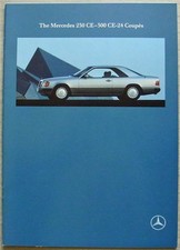 MERCEDES BENZ COUPES 230CE 300 CE-24 Sales Brochure March 1991 #0452 02-03/0391