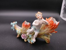 Coupe antique porcelaine 18ème putto double vase