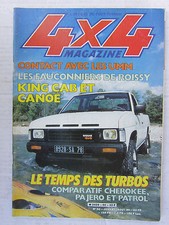 4X4 MAGAZINE n° 60 /TURBOS CHEROKEE, PAJERO, PATROL /UMM /PATROL EBRO 2.8 L/