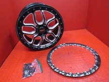 17x10 Weld Laguna Beadlock Drag Wheel 5x120 Gloss Black Milled 4244