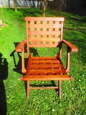 fauteuil de jardin en tek