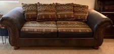 Leather couch And Love Seat