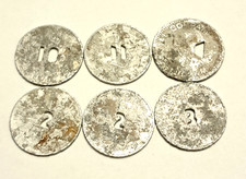 (6) New River Coal Mines store tokens
