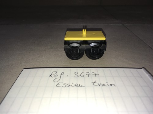 Lego city train 3677 essieux - lego,