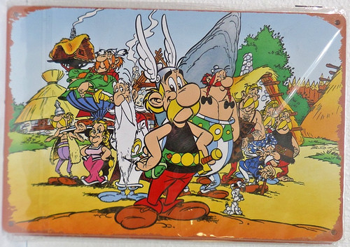 Plaque metal vintage - plaque,