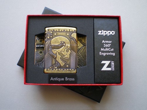 Zippo steampunk skull - zippo, ★