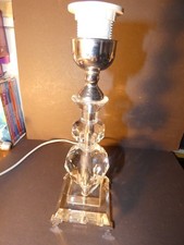 GRAND PIED DE LAMPE CRISTAL