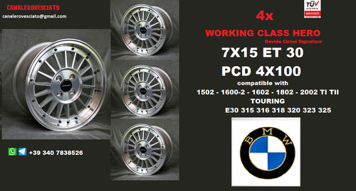 Jantes pouces 4x100 bmw - jantes,