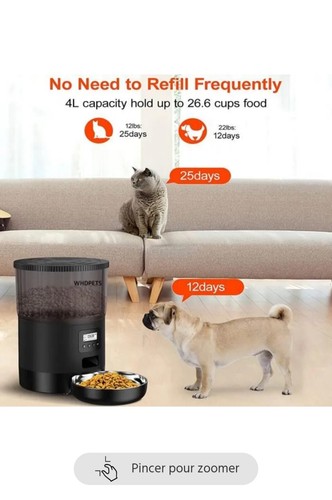 Distributeur croquettes chat - croquettes,