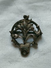 Bijou ancien : coulant , coulisseau de sautoir , fleur , art nouveau.